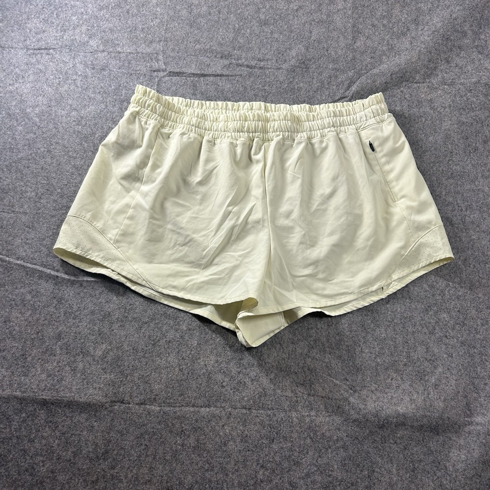 CALIA Run Collection Mid-Rise Infinity Short Women's Large 3" Yellow Running